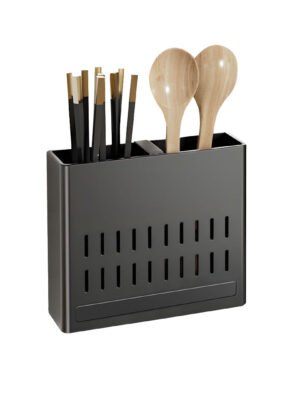 SOGA Wall Mounted Kitchen Utensil Storage Rack Spoon Fork Chopstick Space-Saving Organiser