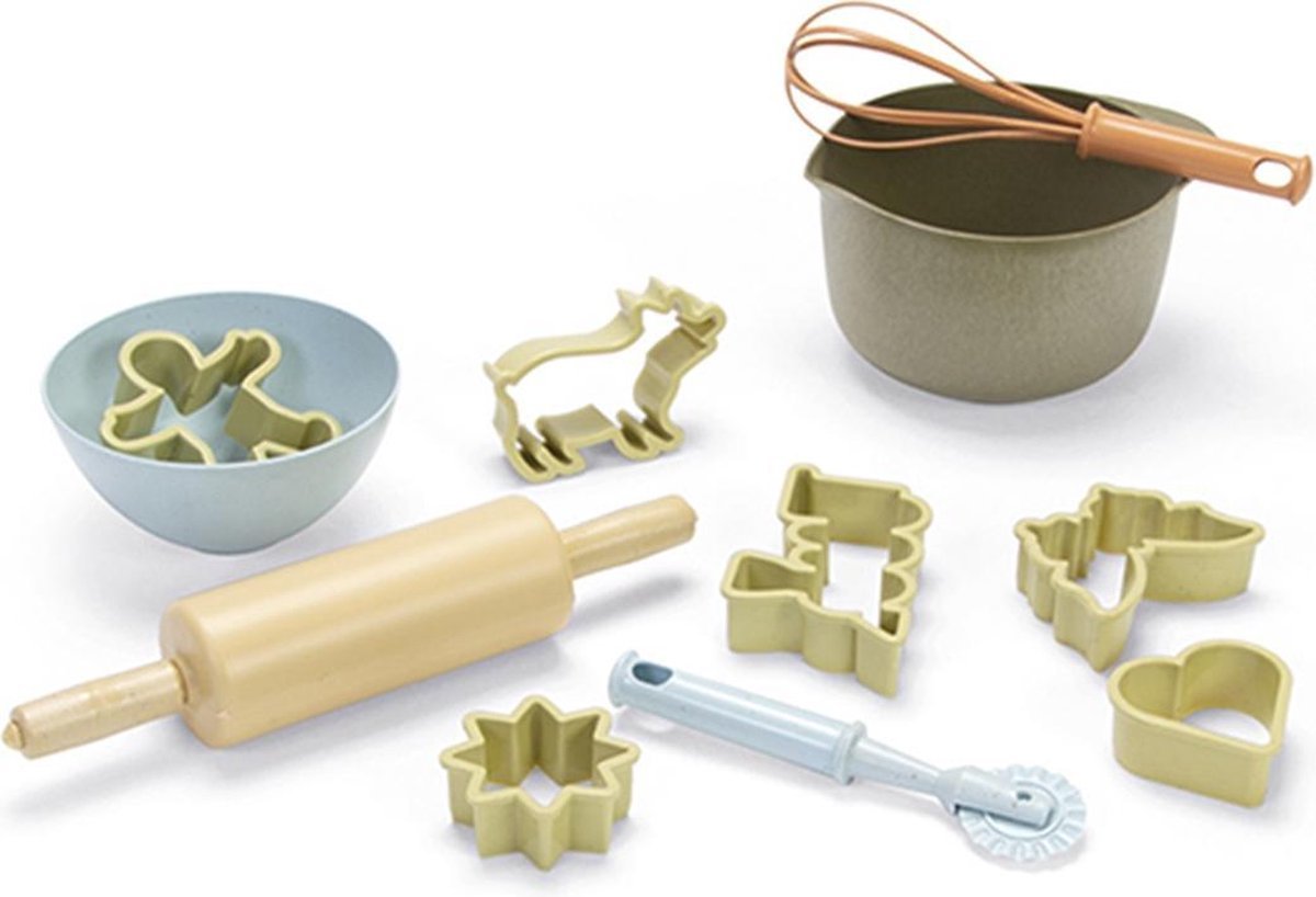 Dantoy baking set, 11 pieces.