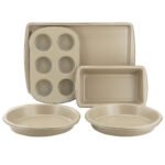 Gibson Home Lyneham 5 Piece Nonstick Steel Bakeware Set