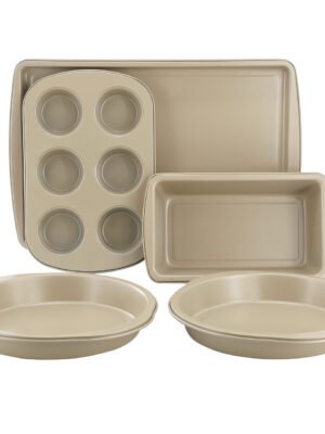 Gibson Home Lyneham 5 Piece Nonstick Steel Bakeware Set