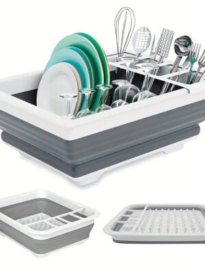 Dish Rack with Utensil Holder