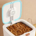 NNETM Airtight Pet Food Storage Container Flip-Top Lid