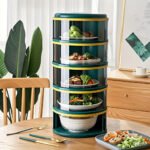 Stackable Mint Green Food Storage Covers (5-Layer)