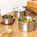 Stainless Steel Food Storage Containers Set (3Pcs)