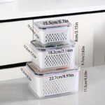 9Pcs Bpa-Free Plastic Food Storage Containers Set
