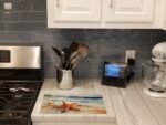 Starfish Glass Cutting Board