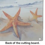 Starfish Glass Cutting Board