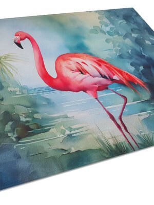 Flamingo Glass Cutting Board