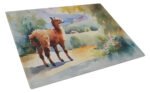 Llama Glass Cutting Board