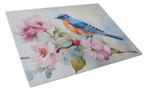 Bluebird Glass Cutting Board