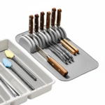 Kitchen knife drawer organizer Kitchen Knife Holder with 5 & 11 Slots