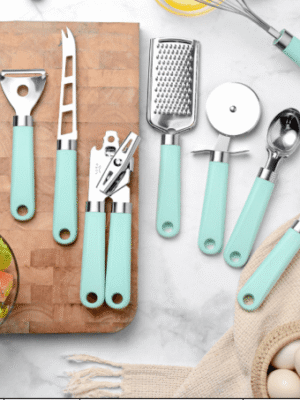 Modern and Simple Stainless Steel Kitchen Utensils