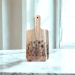 Mushroom Acacia Cutting Board, Engraved Cutting Board, Mushrooms