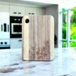 Flower Cutting Board, Acacia Cutting Board, Engraved Cutting Board