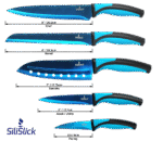 Kitchen Knife Set - Titanium Coated Blades