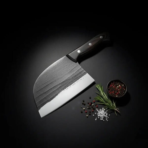 Stainless Steel Meat Cleaver Knife – Easy-Cut Bone & Poultry Knife