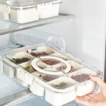 NNETM 8-in-1 White Clear Food Storage Container with Lid