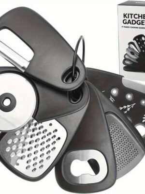 Kitchen Gadget Set Stainless Steel for RV & Camping (6pcs)