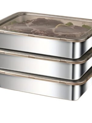 Leak-Proof Stainless Steel Food Storage Containers