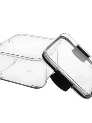 NNEOBA Food Storage Containers Kitchen Storage Organization Kitchen Storage Box Jars Ducts Storage for Kitchen PET Food Storage Box Lid